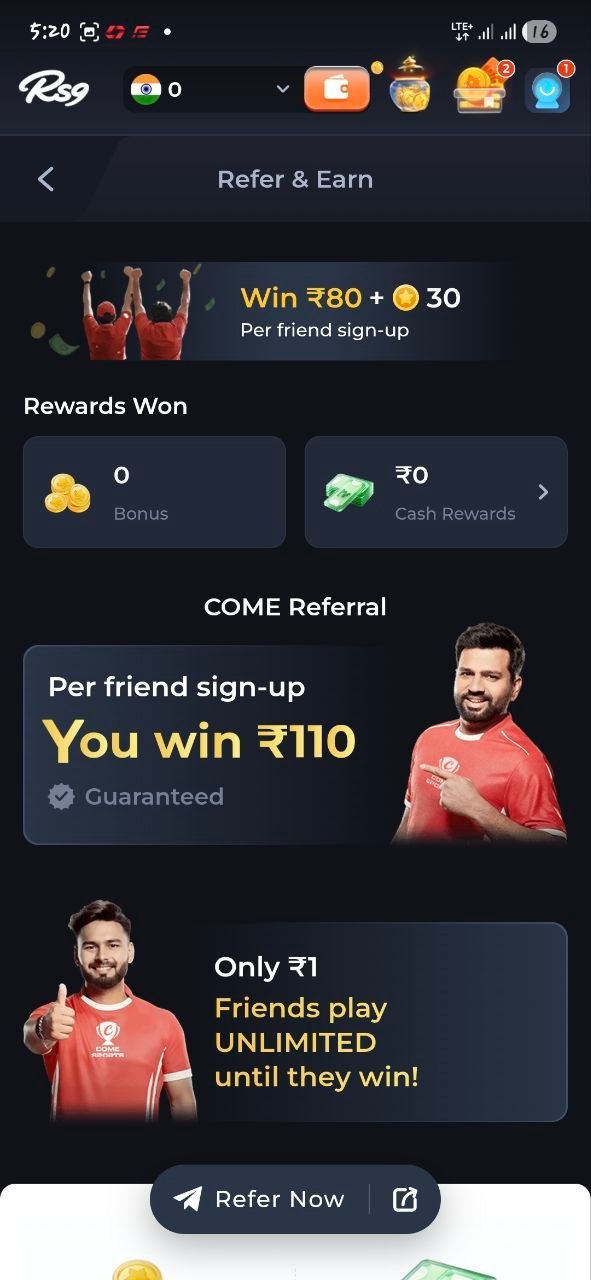 RS9 live casino screen featuring real dealer playing Andar Bahar and Roulette